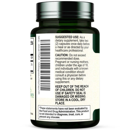 Magnesium Glycinat 1000mg pro Portion - Chelatiertes Magnesium für Knochen, Muskeln, Nerven & Herz - Hoch absorbierbar - Natürlicher Schlafunterstützer - 120 Kapseln
