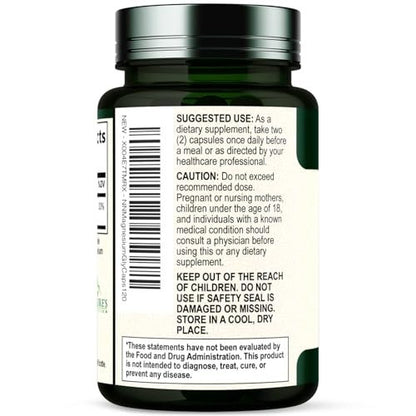 Magnesium Glycinat 1000mg pro Portion - Chelatiertes Magnesium für Knochen, Muskeln, Nerven & Herz - Hoch absorbierbar - Natürlicher Schlafunterstützer - 120 Kapseln