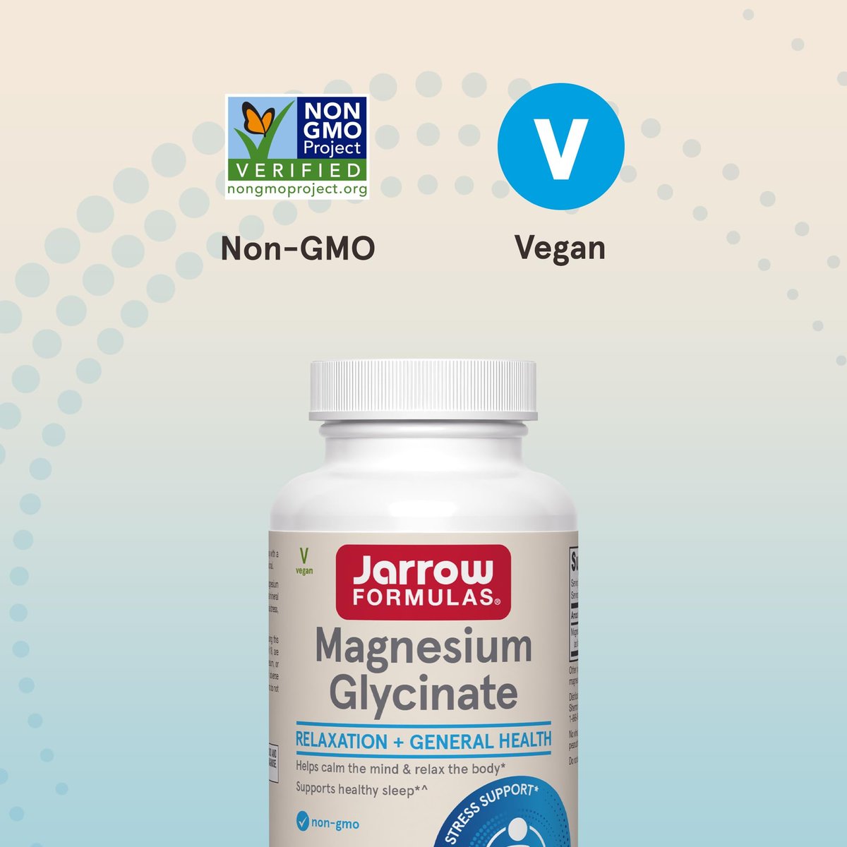 Jarrow Formulas Magnesium Glycinat Kapseln – 360 mg Magnesium pro Portion, unterstützt Entspannung und gesunden Schlaf, 90 Kapseln, 30 Tage Vorrat