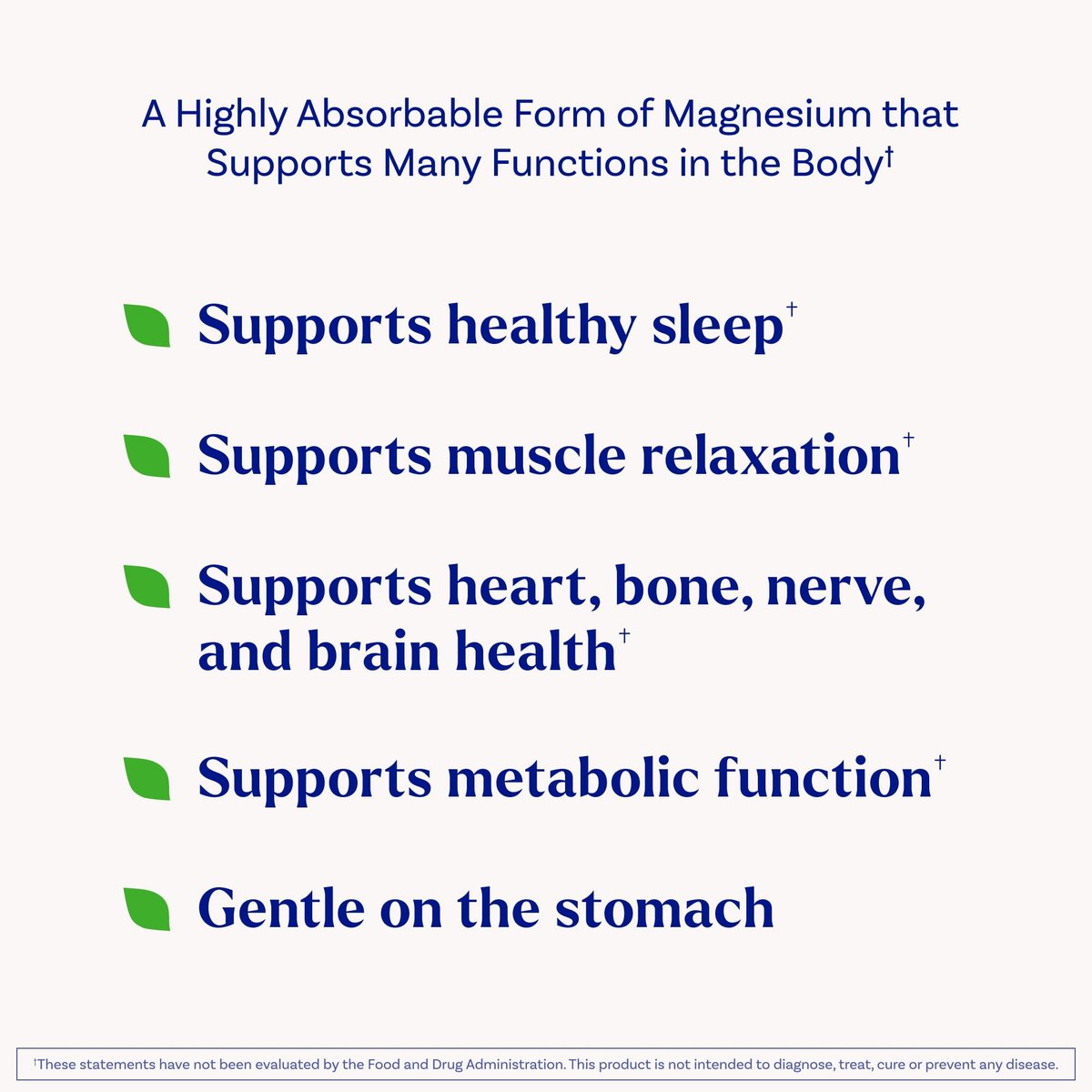 Natrol Magnesium Glycinate 240 mg – Hochabsorbierendes Magnesium für Ruhe und Schlaf – 60 Kapseln, 30 Tage