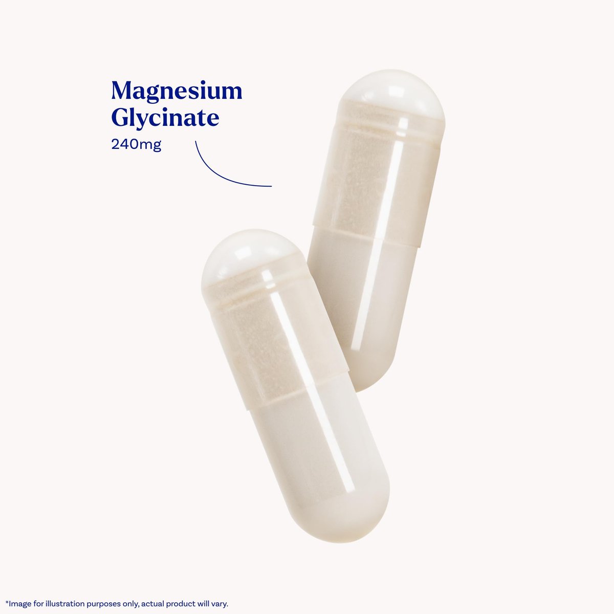 Natrol Magnesium Glycinate 240 mg – Hochabsorbierendes Magnesium für Ruhe und Schlaf – 60 Kapseln, 30 Tage