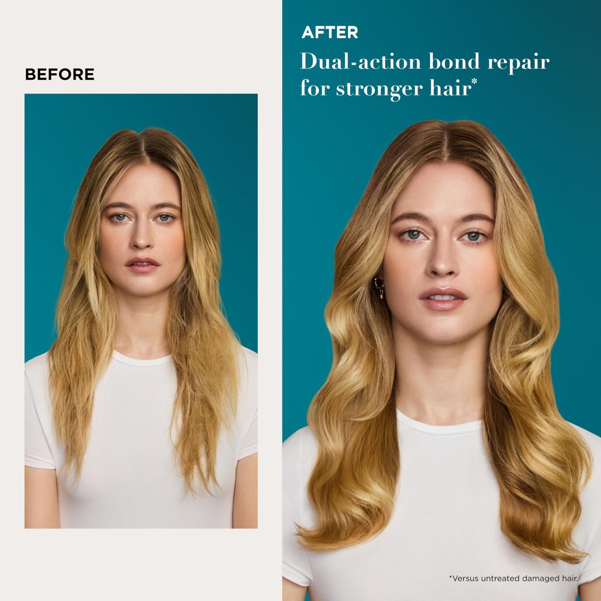 OGX Repair & Protect Bond Protein Repair 3-in-1 Ölnebel – Pflegendes Haaröl für trockenes, geschädigtes Haar, gegen Frizz, Stärkung und Glanz, ohne Parabene, 50 ml