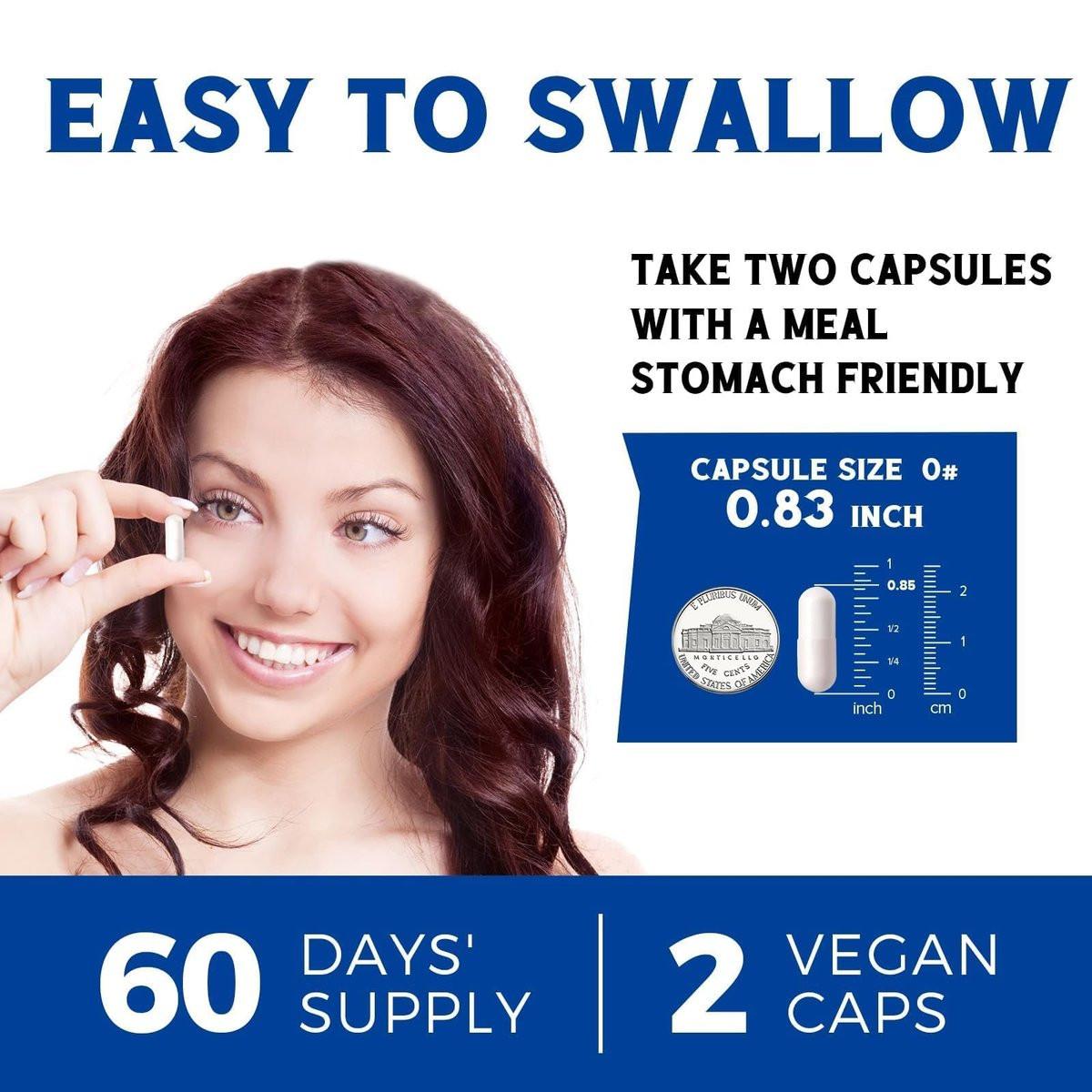 Vitalibre 10-in-1 Magnesium-Komplex, 420 mg elementares Magnesium | Ultra-Stärke, maximale Absorption | Chelat-Magnesium-Präparat für Nerven, Knochen & Herzgesundheit | Nicht-GVO, 120 vegane Kapseln