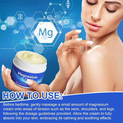 ReliCo Magnesium Creme für die Füße – Schnell einziehendes reines Magnesiumöl mit Vitamin E, Magnesiumlotion, sicher für Kinder, 1 Stück