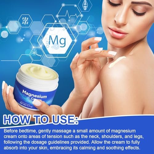 ReliCo Magnesium Creme für die Füße – Schnell einziehendes reines Magnesiumöl mit Vitamin E, Magnesiumlotion, sicher für Kinder, 1 Stück