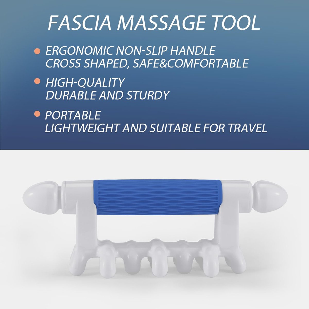 Faszien-Massagegerät Blaster gegen Cellulite – Triggerpunkte – Muskelentspannung, Handgerät zur myofaszialen Entspannung für jeden Körperteil
