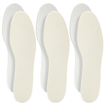 Comfwalk Schuhfüller Einlegesohlen - Tägliche Latexschaum-Einlegesohlen für zu große Schuhe, 3 Paar (EU 45, US Herren 12)