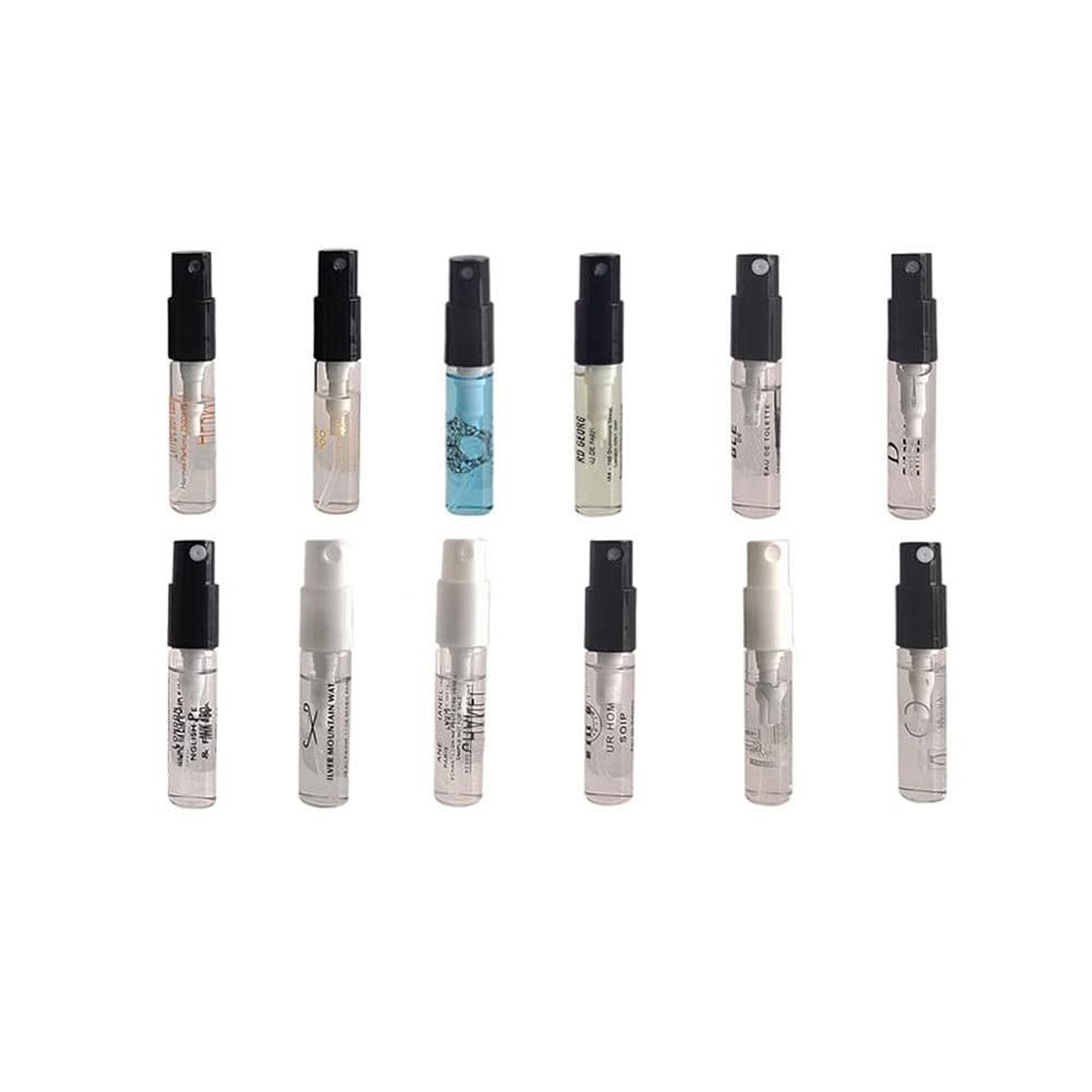 Herren Parfüm Proben Set – 12 Designer Duftproben, beliebteste Top-Marken, Sammlervials (12 x 0,06 Fl Oz)