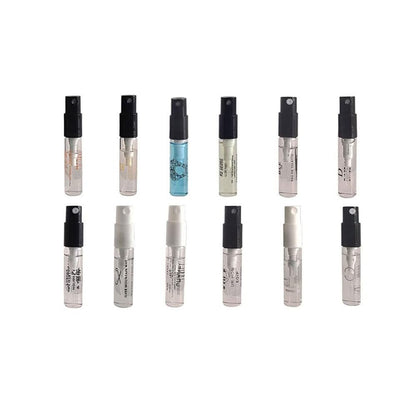 Herren Parfüm Proben Set – 12 Designer Duftproben, beliebteste Top-Marken, Sammlervials (12 x 0,06 Fl Oz)