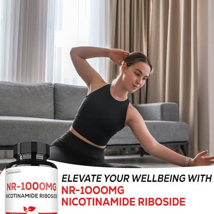 Satoomi NAD Nicotinamid Ribosid – NR 1000 mg Nahrungsergänzungsmittel, 60 Kapseln für 30 Tage