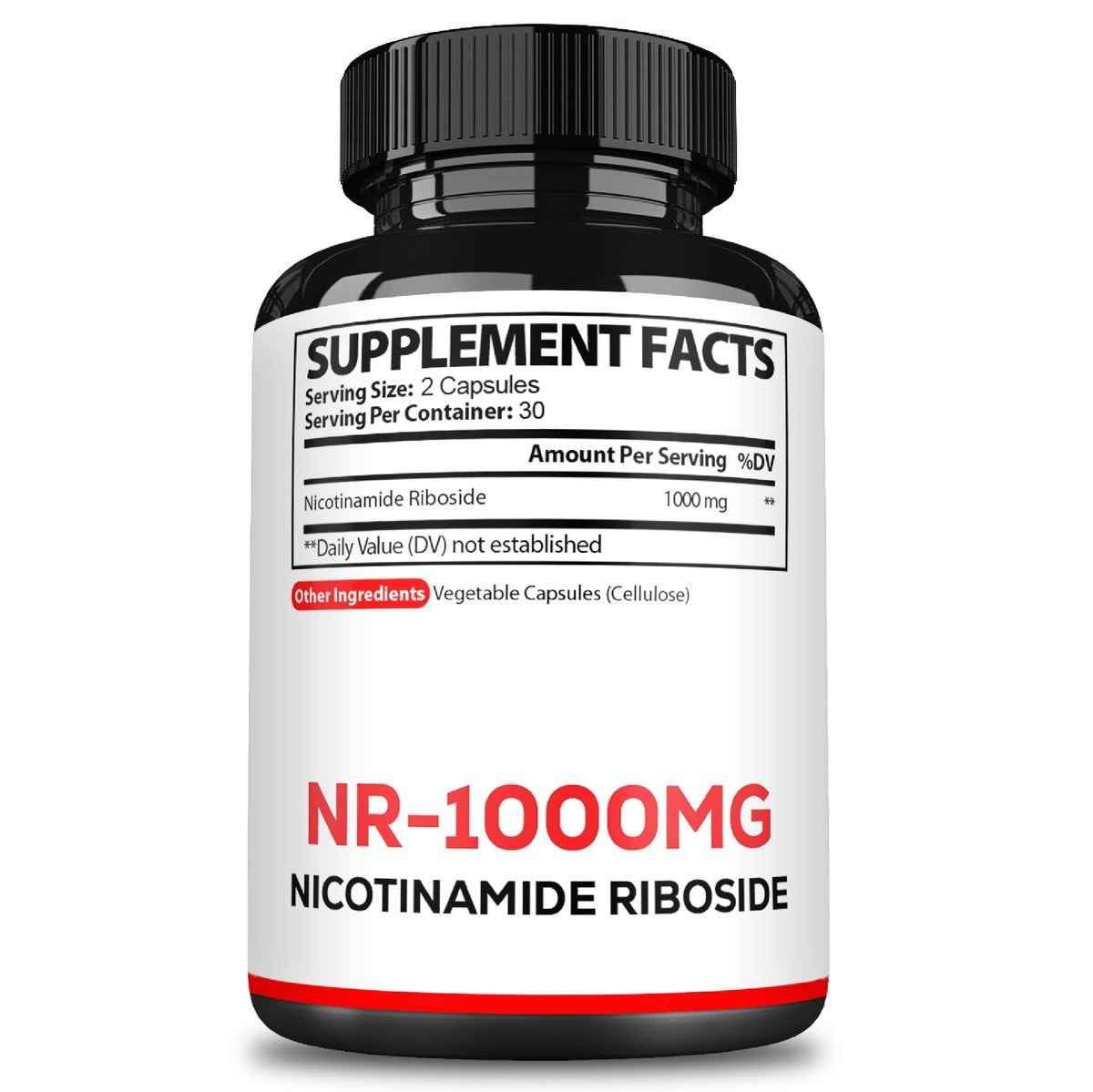 Satoomi NAD Nicotinamid Ribosid – NR 1000 mg Nahrungsergänzungsmittel, 60 Kapseln für 30 Tage
