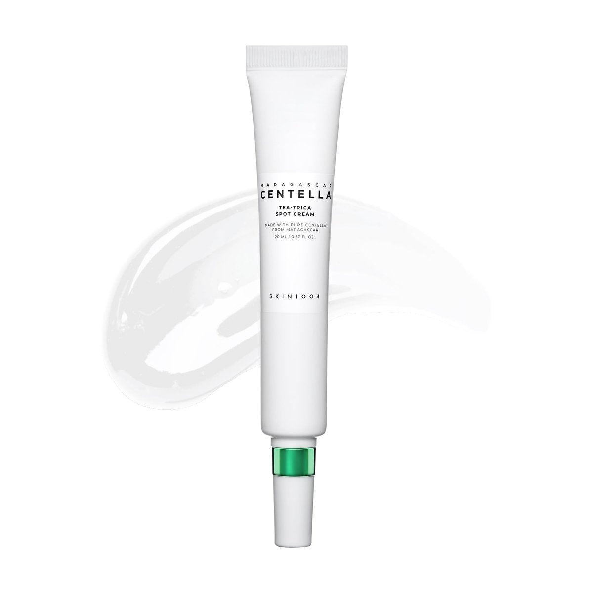 SKIN1004 Tea-Trica Spot Cream – Gezielte Pflege mit Centella Asiatica & Teebaumöl, Gesichtscreme zur Beruhigung von Problemzonen, Cica-Creme für einen klaren Teint, Koreanische Hautpflege, 20 ml