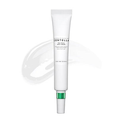 SKIN1004 Tea-Trica Spot Cream – Gezielte Pflege mit Centella Asiatica & Teebaumöl, Gesichtscreme zur Beruhigung von Problemzonen, Cica-Creme für einen klaren Teint, Koreanische Hautpflege, 20 ml