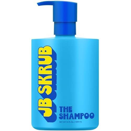 JB SKRUB Jungen Shampoo für Kinder, Tweens & Teens – Aloe Vera & Grüner Tee für gesundes Haar & Kopfhaut – Sulfatfrei, Parabenfrei, Zitrusduft, 400 ml