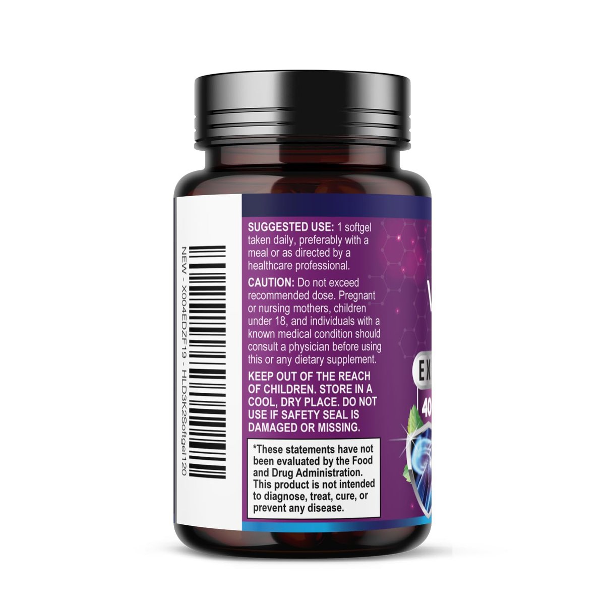 Vitamin D3 4000IU mit K2 (MK-7) - D3K2 Komplex für Knochen, Zähne, Muskeln, Calciumaufnahme, Immunsystem & Herzgesundheit - Hergestellt in den USA - 120 Softgels