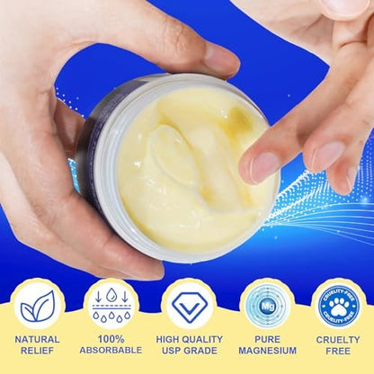 ReliCo Magnesium Creme - 2er-Pack Reines Magnesiumöl mit Vitamin E, Magnesium Lotion für Männer und Frauen