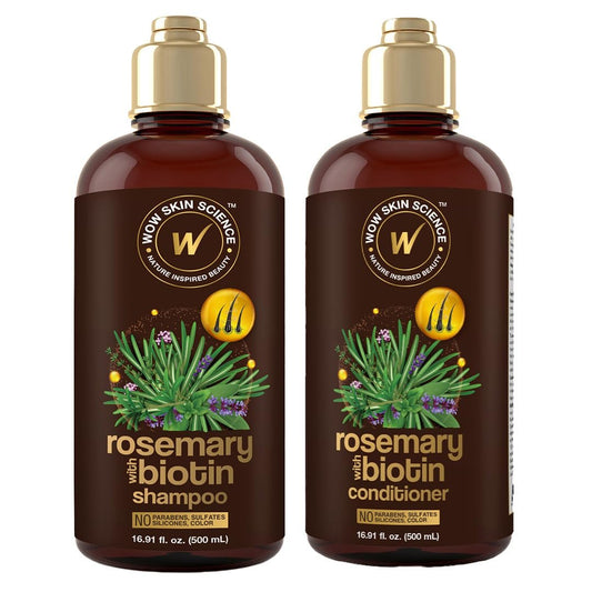 WOW Skin Science Rosmarin mit Biotin Shampoo & Conditioner Duo 16,9 oz