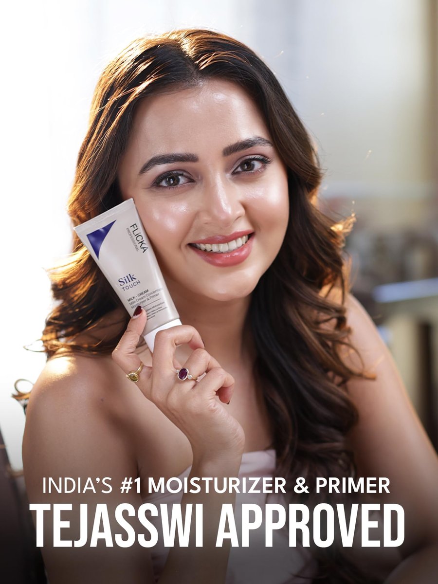 FLiCKA Silk Touch 3-in-1 Feuchtigkeitscreme & Primer für das Gesicht | Hydratisierend, Leicht, Lang anhaltend | Porenverfeinernd | Für alle Hauttypen | Make-up-Basis | 60 g | Tierversuchsfrei (1er Pack)