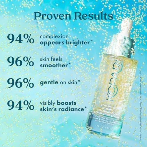 Kopari Star Bright Vitamin C Discoloration Correcting Serum mit Kakadu-Pflaume & Niacinamid – Für einen strahlenden, ebenmäßigen Teint, 50 ml
