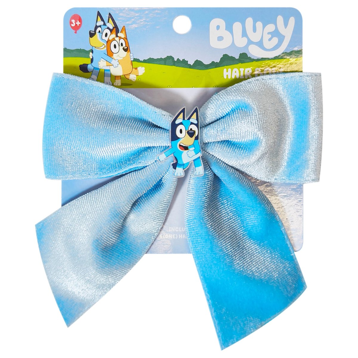 LUV HER Bluey Haarschleife mit langem Schwanz für Mädchen – Alligator-Clip mit Bluey-Anhänger – Haaraccessoire für Kinder ab 3 Jahren