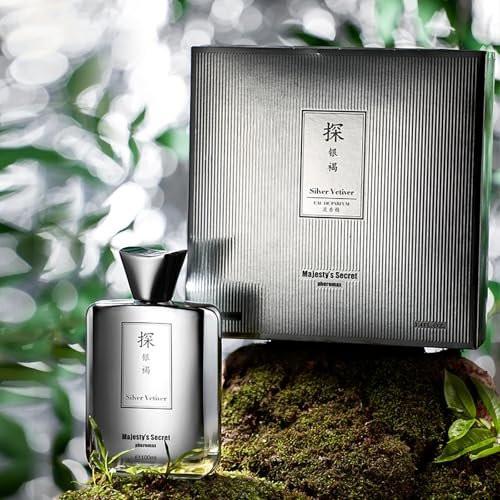 Fresh Woody Cologne für Männer – 50ml Eau de Parfum mit Grapefruit, Salbei & Vetiver – Lang anhaltender, sauberer, maskuliner Duft für Büro, Alltag & Geschenke (TAN Silver Vetiver)