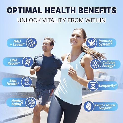 Totaria NMNH 500mg – Premium NMN-Alternative mit Niacinamid, Quercetin & Trans-Resveratrol für NAD+, Anti-Aging & Energie, 120 Kapseln