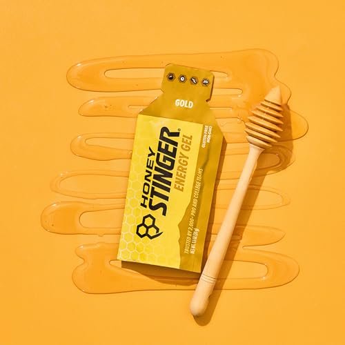 Honey Stinger Gold Energy Gel – Glutenfrei & Koffeinfrei – 12er-Pack, 13,2 Unzen – Ideale Sporternährung für Ausdauer, Laufen und Fitness