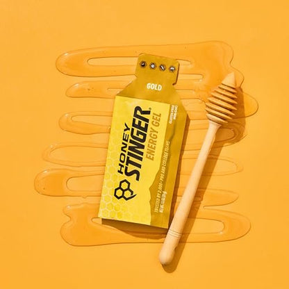 Honey Stinger Gold Energy Gel – Glutenfrei & Koffeinfrei – 12er-Pack, 13,2 Unzen – Ideale Sporternährung für Ausdauer, Laufen und Fitness