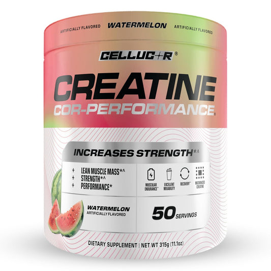 Cellucor Creatin-Pulver, Wassermelonengeschmack – Steigert Kraft, Muskelmasse & Ausdauer, mikronisiertes Creatin für schnelle Aufnahme, 5 g Creatin pro Portion, 50 Portionen