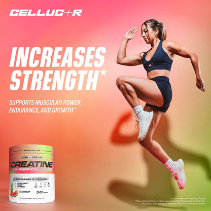 Cellucor Creatin-Pulver, Wassermelonengeschmack – Steigert Kraft, Muskelmasse & Ausdauer, mikronisiertes Creatin für schnelle Aufnahme, 5 g Creatin pro Portion, 50 Portionen