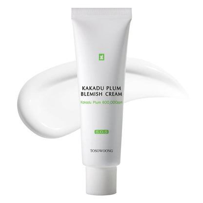 TOSOWOONG Kakadu-Pflaumen-Blemish-Creme – Dunkle Flecken entfernen, Niacinamid, Adenosin, Betain, Vitamin C, koreanische Hautpflege, 50 g