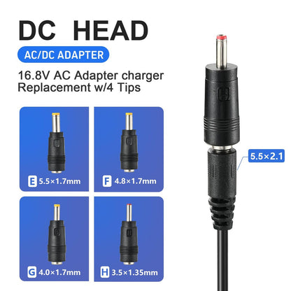 16,8V 1A Massage Gun Netzteil Ersatz – AC/DC Stromversorgungskabel 1,5m