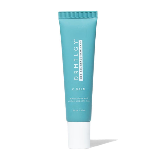 DRMTLGY C Balm: Antioxidativer Lippenpflegebalsam & Lippenöl mit Vitamin C und Hyaluronsäure – intensive Feuchtigkeit, glättet Lippenfältchen, polstert trockene Lippen auf