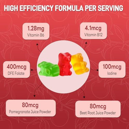 Keto Apfelessig Gummis, Keto ACV Gummy Diät-Ergänzung, Fortschrittliche 1500mg ACV Gummis mit Folsäure, B12, B6 und Keto-Unterstützung für Frauen und Männer, Gelatine-frei, Vegan & Non-GMO (Mehrfachgeschmack)