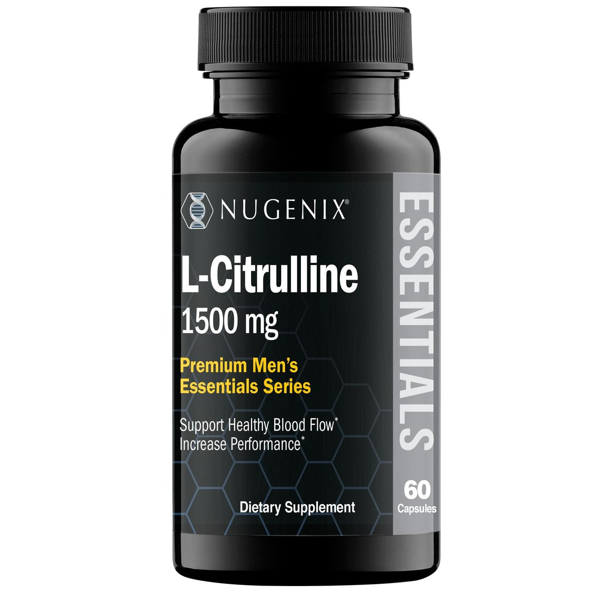 Nugenix Essentials L-Citrullin Supplement für verbesserte Durchblutung und Leistung - 1500 mg, 60 Kapseln