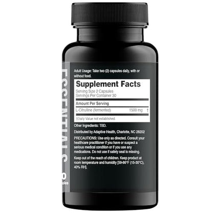 Nugenix Essentials L-Citrullin Supplement für verbesserte Durchblutung und Leistung - 1500 mg, 60 Kapseln