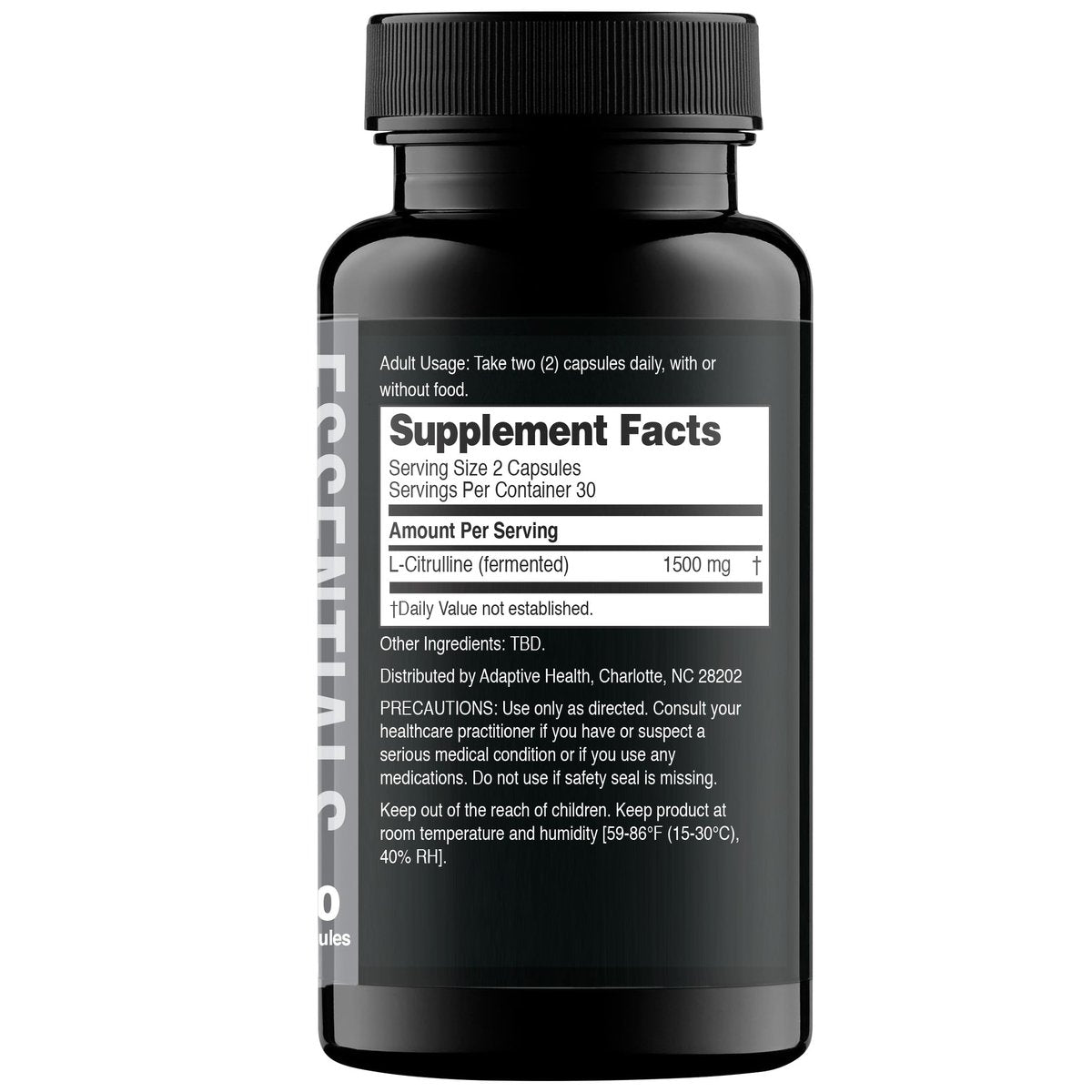Nugenix Essentials L-Citrullin Supplement für verbesserte Durchblutung und Leistung - 1500 mg, 60 Kapseln