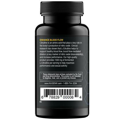 Nugenix Essentials L-Citrullin Supplement für verbesserte Durchblutung und Leistung - 1500 mg, 60 Kapseln