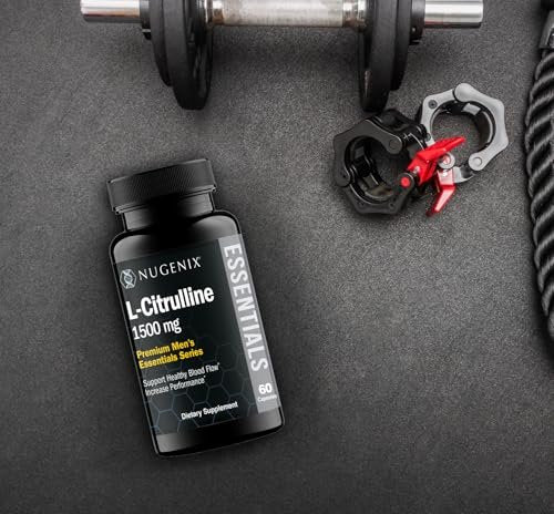 Nugenix Essentials L-Citrullin Supplement für verbesserte Durchblutung und Leistung - 1500 mg, 60 Kapseln