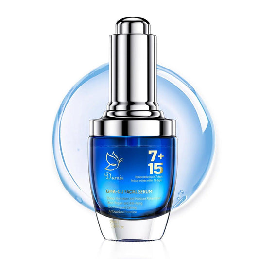 Copper Peptides Serum für das Gesicht - Peptide Collagen Renewal & Anti-Aging Serum - GHK-Cu, EGF, Hyaluronsäure, Kollagen - Anti-Falten, Straffend, Feuchtigkeitsspendend - Koreanische Hautpflege, 25 ml/0,88 fl oz