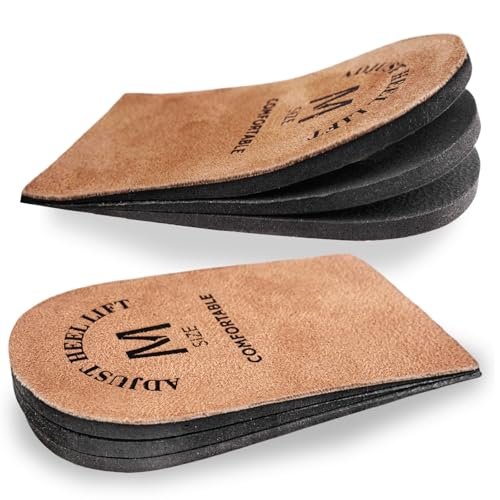 Fersenerhöhungen für Damen – Schuh Einlagen für Frauen – Fersenpolster & Fersenkissen bei Fersenschmerzen – Verstellbare Fersenerhöhung – 2er-Pack (M)