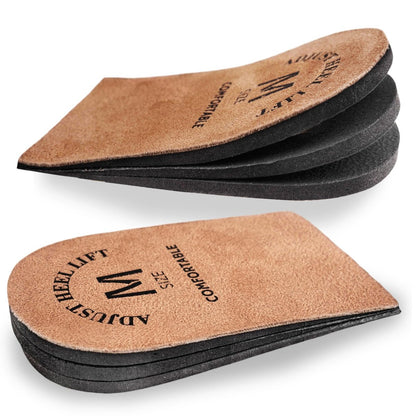 Fersenerhöhungen für Damen – Schuh Einlagen für Frauen – Fersenpolster & Fersenkissen bei Fersenschmerzen – Verstellbare Fersenerhöhung – 2er-Pack (M)