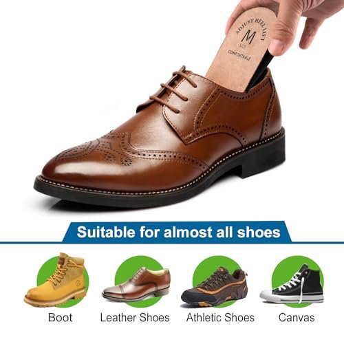 Fersenerhöhungen für Damen – Schuh Einlagen für Frauen – Fersenpolster & Fersenkissen bei Fersenschmerzen – Verstellbare Fersenerhöhung – 2er-Pack (M)
