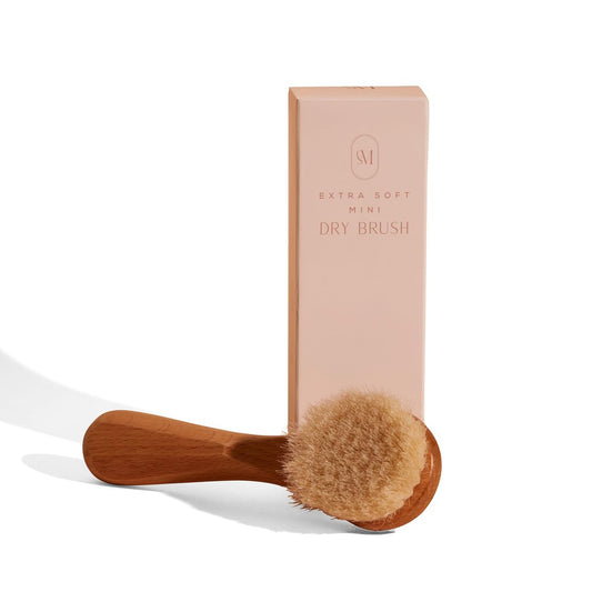 CSM Lymphatic Contour Face Brush – Sanfte Lymphdrainage-Bürste für empfindliche Haut mit Ziegenhaarborsten