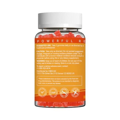 EAZGOO Ashwagandha Gummies mit Vitamin D3, 3000 mg Extra Starkes Ashwagandha-Wurzelextrakt für Energie und Immununterstützung, Nicht-GVO, Erdbeergeschmack, 60 Stück