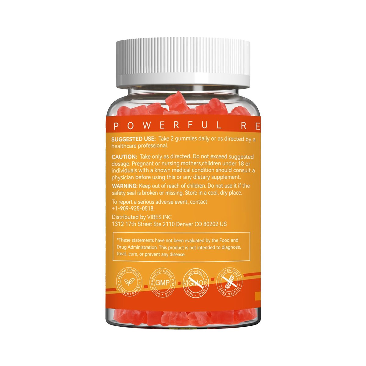 EAZGOO Ashwagandha Gummies mit Vitamin D3, 3000 mg Extra Starkes Ashwagandha-Wurzelextrakt für Energie und Immununterstützung, Nicht-GVO, Erdbeergeschmack, 60 Stück