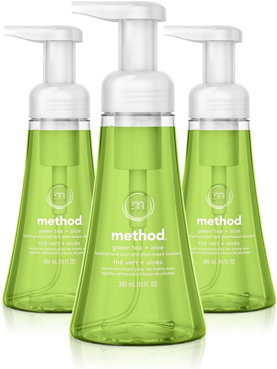 Method Flüssigseife Handseife, Grüner Tee + Aloe, 10 Unzen (3er-Pack)