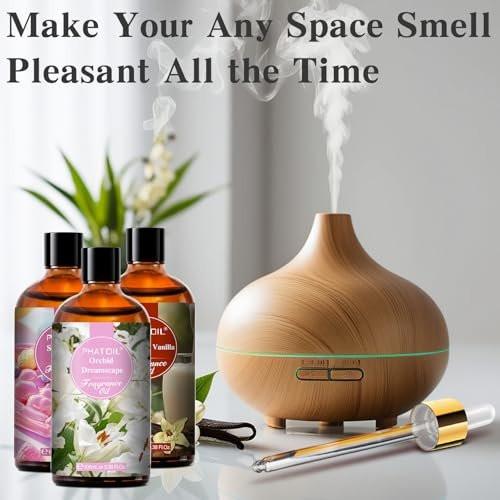 PHATOIL Golden Vintage No.1 Duftöl für Aromatherapie, 100 ml – Ätherisches Öl für Diffuser, Luftbefeuchter, Yoga, DIY Kerzen- und Seifenherstellung