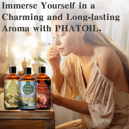 PHATOIL Dark Nights Journey Duftöl für Aromatherapie, 100 ml – Ätherisches Öl für Diffuser, Luftbefeuchter, Yoga, DIY Kerzen- und Seifenherstellung