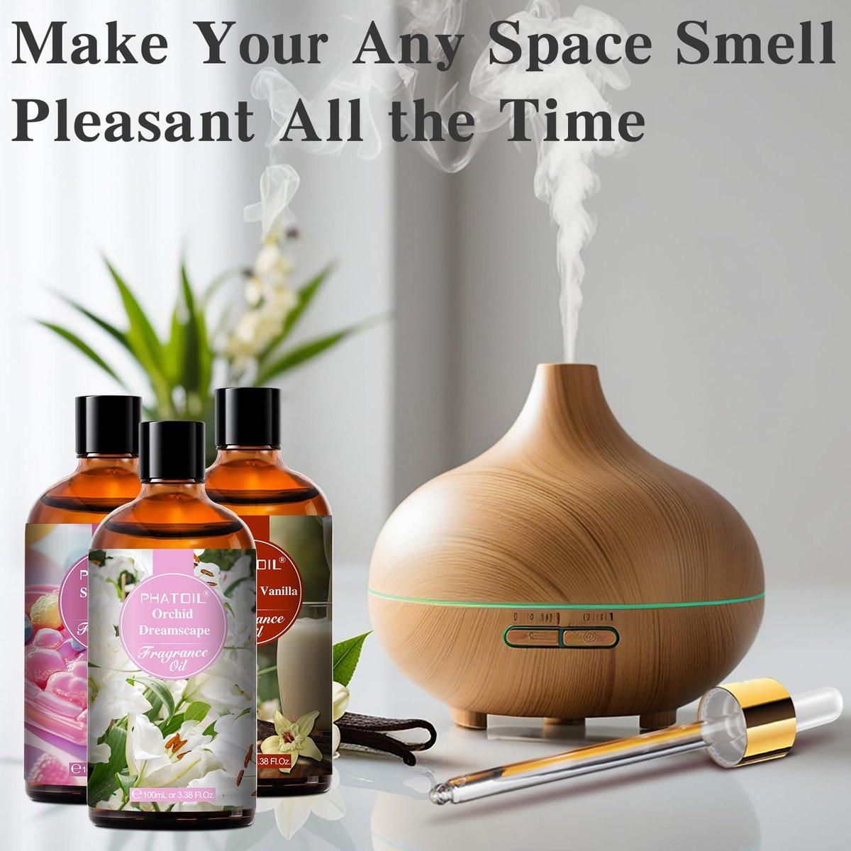 PHATOIL Golden Vintage No.1 Duftöl für Aromatherapie, 100 ml – Ätherisches Öl für Diffuser, Luftbefeuchter, Yoga, DIY Kerzen- und Seifenherstellung